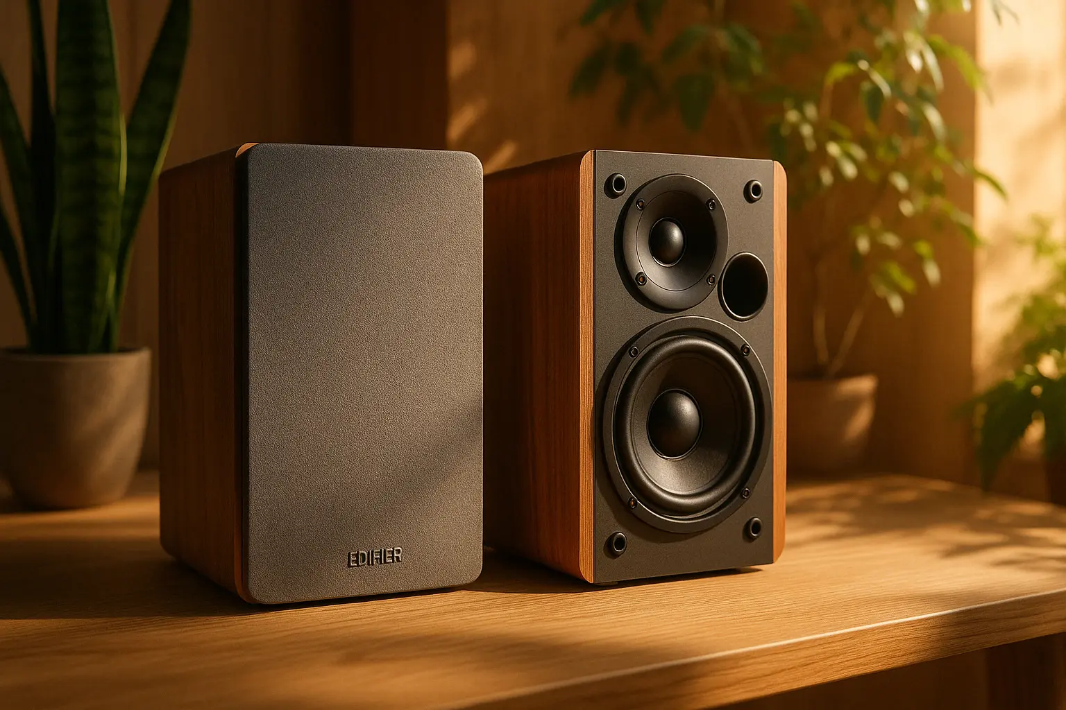 Edifier R1280DB: Som Premium com Bluetooth e Estilo Retrô