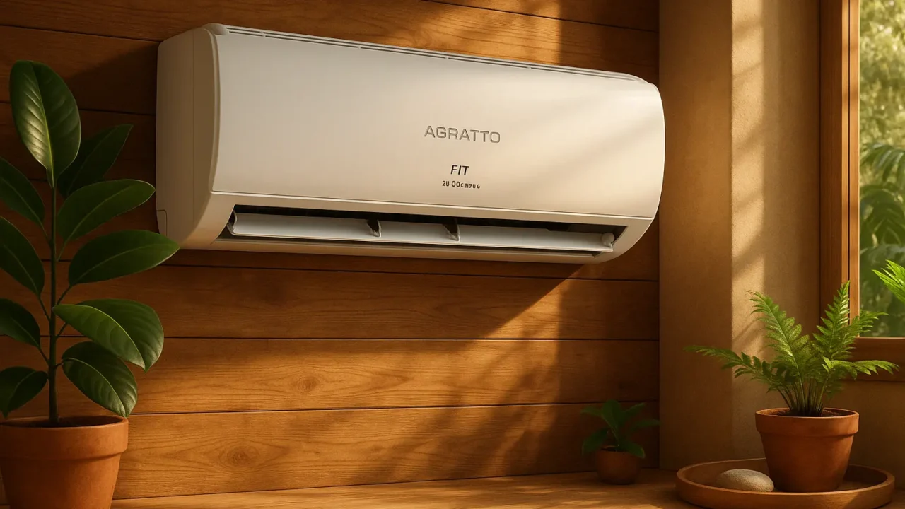 Agratto Fit 30.000 BTUs: Potência e Silêncio para Ambientes Amplos