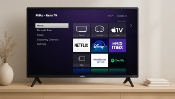 Smart TV 40” Philco Roku: Imagem Full HD e Som Dolby na Medida Certa