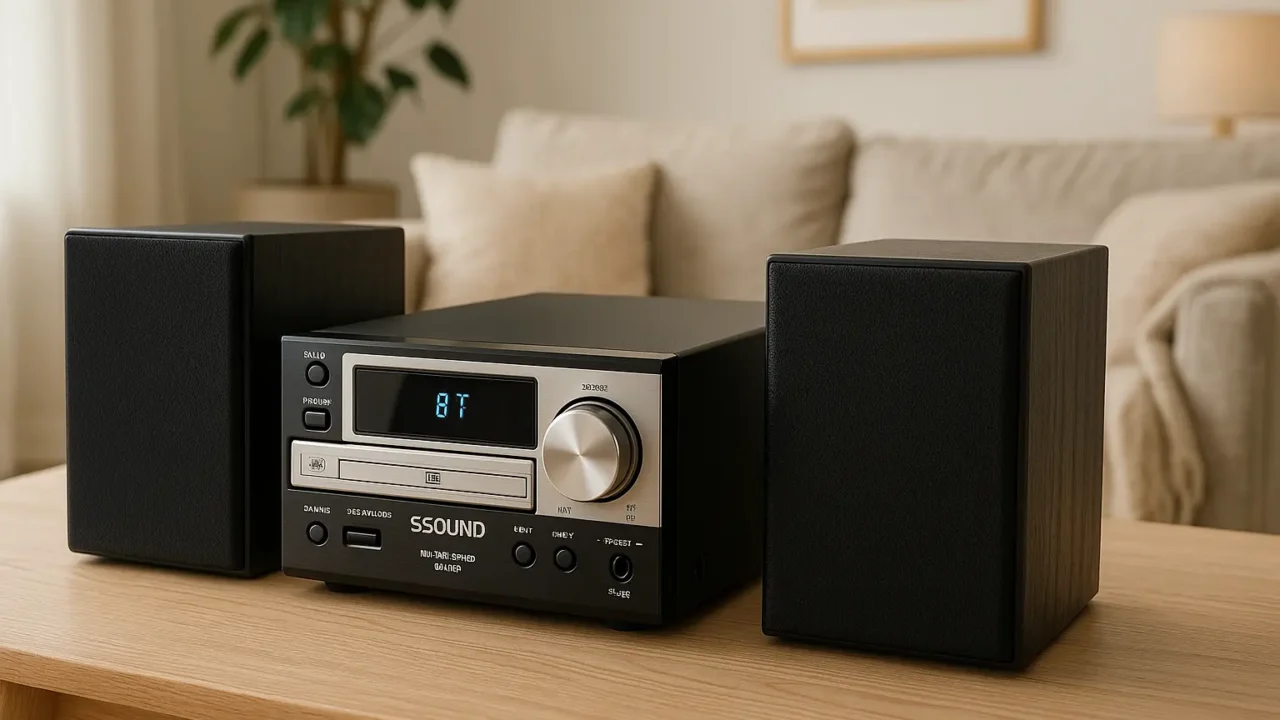 Mini System SS-002 SSOUND: Potência, Clássico e Bluetooth