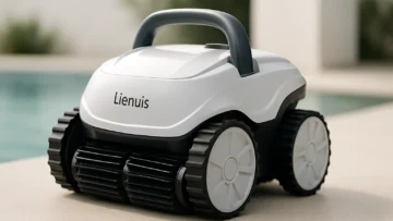 Lienuis Aspirador de Piscina Robótico: Autonomia e Sucção Potente em Piscinas Residenciais