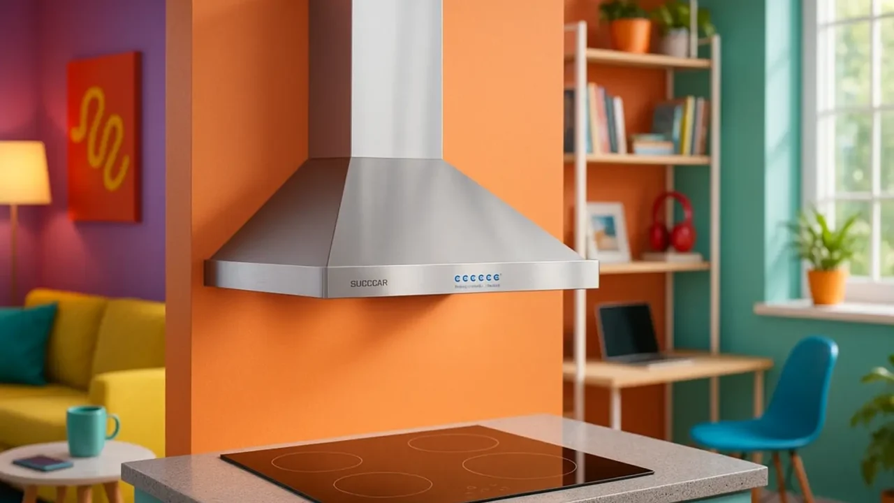 Suggar Coifa de Parede Esmeralda 80cm: Inox, Potência e Eficiência