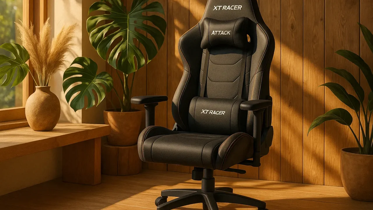 XT Racer ATTACK: Cadeira Gamer com Conforto e Estilo Profissional