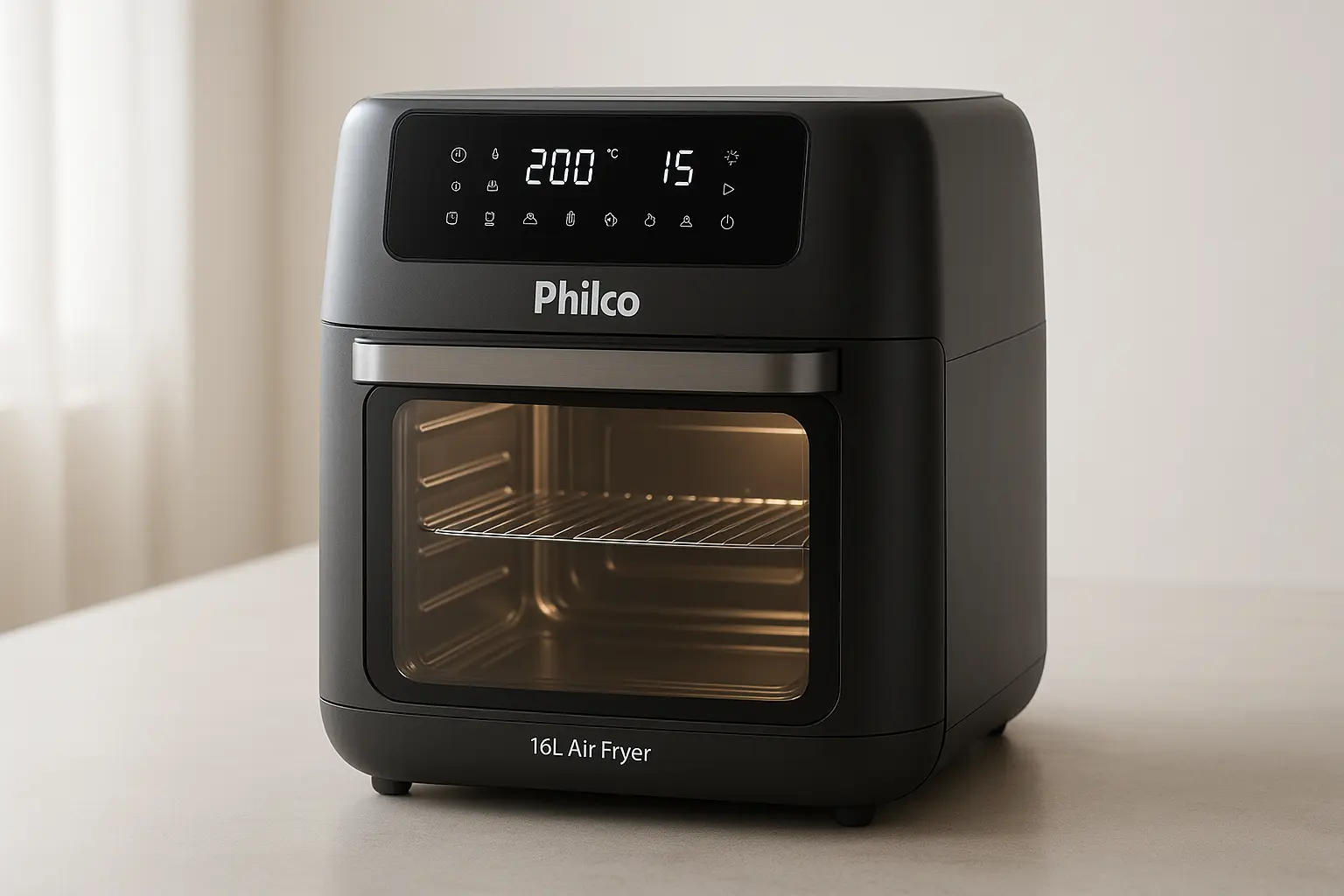 Air Fryer Philco 16L: Versatilidade com Painel Digital