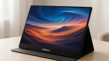 UPERFECT Monitor portátil 2K 120Hz: Qualidade e Fluidez em Qualquer Lugar