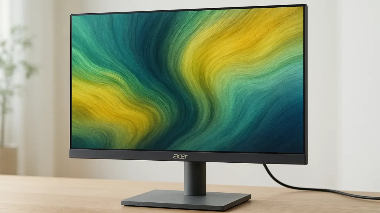 Monitor Acer Vero RL242Y: IPS Sustentável com Cores Impecáveis