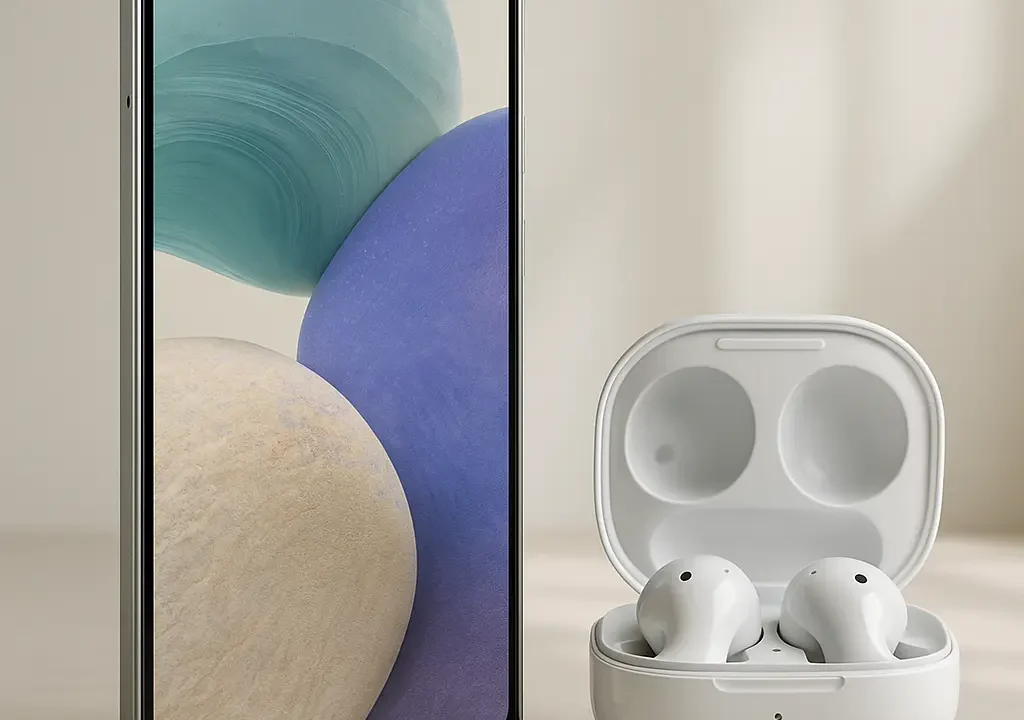 Samsung A56 5G com Galaxy Buds FE: Conectividade e Desempenho de Alta Qualidade