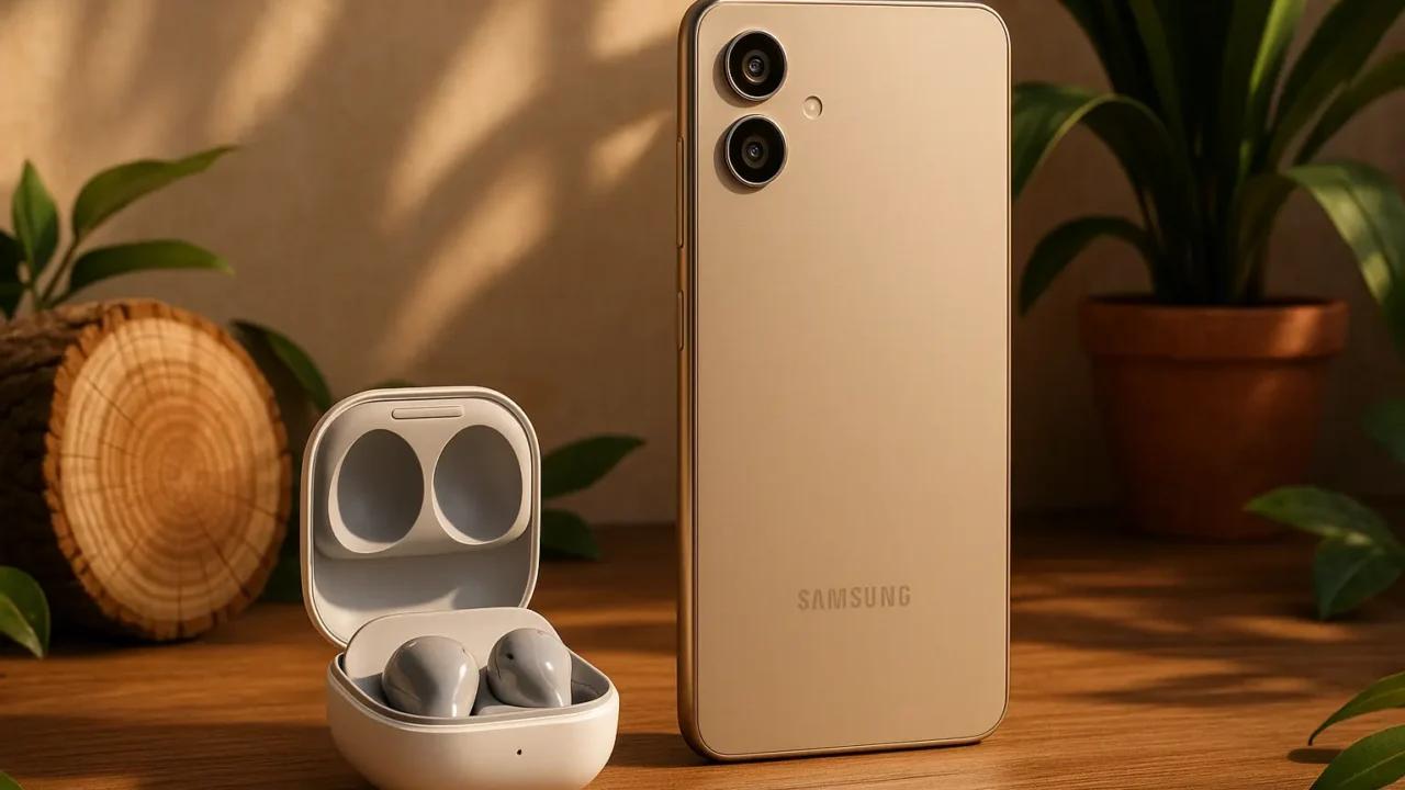 Samsung A56 5G com Galaxy Buds FE: Desempenho e Conectividade