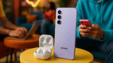 Samsung A56 5G com Galaxy Buds FE: Desempenho e Conectividade