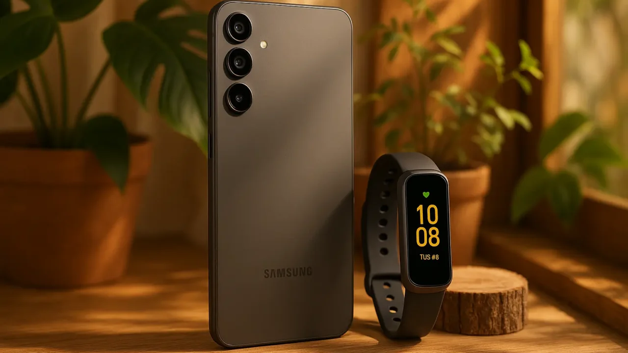 Samsung A36 5G com Galaxy Fit3: desempenho e estilo