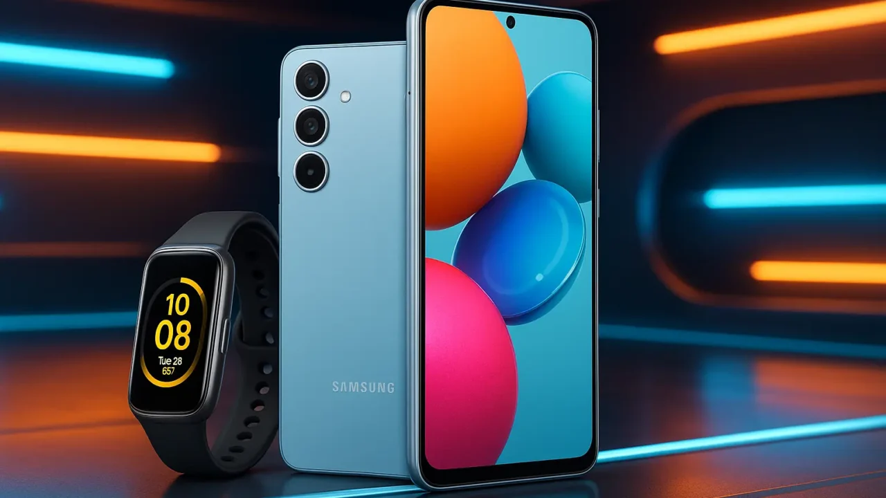 Samsung A36 5G + Galaxy Fit3: desempenho com estilo