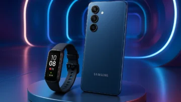 Samsung A56 5G com Galaxy Fit3: desempenho e saúde conectada