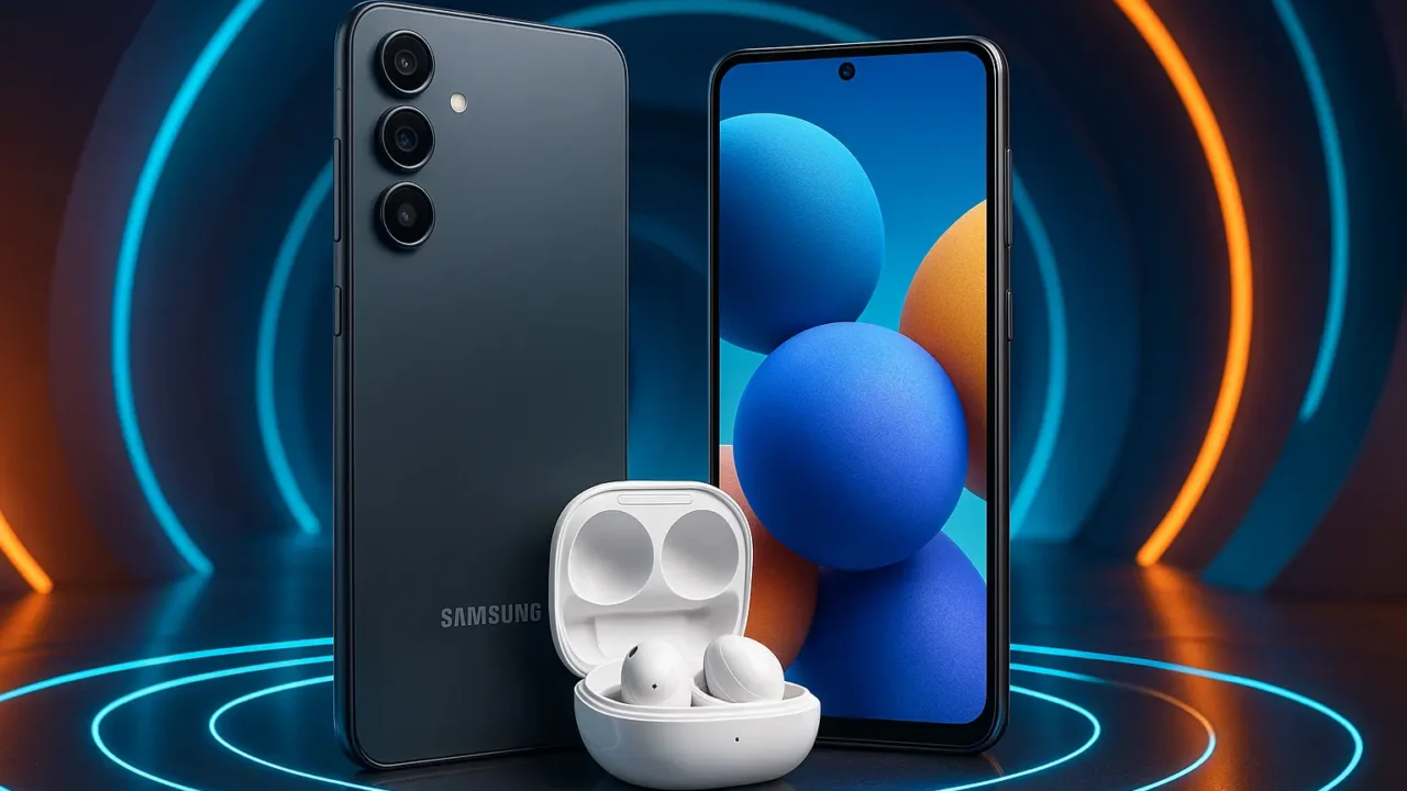 Samsung A36 5G com Galaxy Buds FE: conectividade e imersão