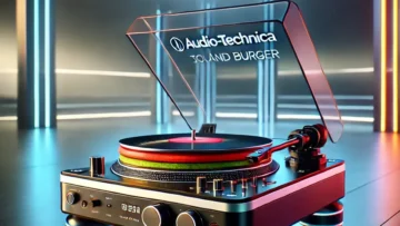 Audio-Technica Toca-Discos Sound Burger: Compacto e Potente