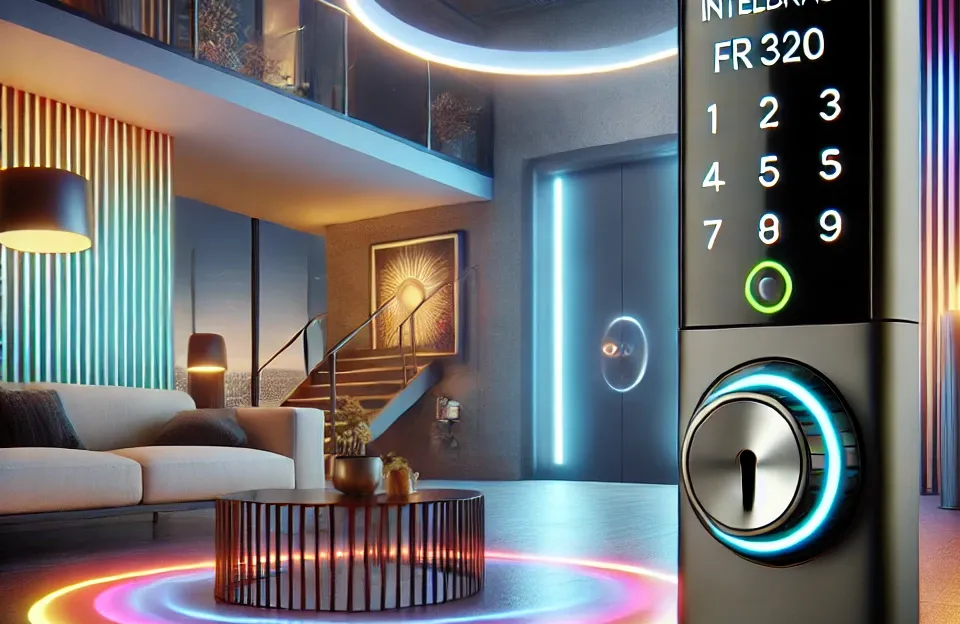 Fechadura Digital FR 320 Preto Intelbras: Segurança e Praticidade para Sua Casa