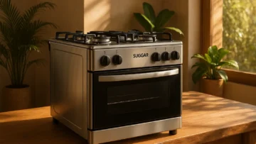 Suggar Fogão Select: Inox, 4 Bocas e Alta Durabilidade