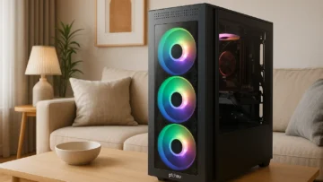 Gabinete Gamer Pichau Voyager One: Design e Espaço Superior