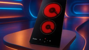 FISCHER Cooktop Elétrico 2 Bocas Touch Vitrocerâmica