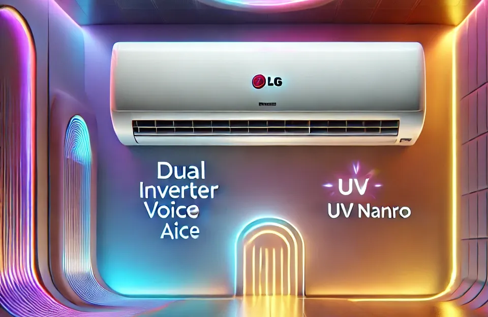 Ar-Condicionado LG Dual Inverter Voice com IA e UV Nano