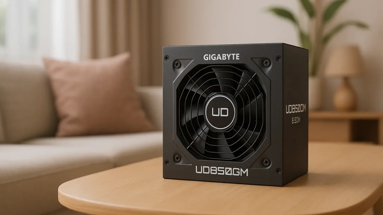 Fonte Gigabyte UD850GM 850W: Eficiência e Confiabilidade Total