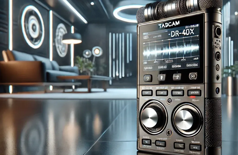 TASCAM Gravador de Campo Portátil DR-40X: O Melhor Gravador Para Profissionais