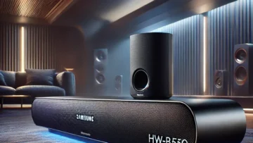 Soundbar Samsung HW-B550: Potência, Conectividade e Imersão de Áudio
