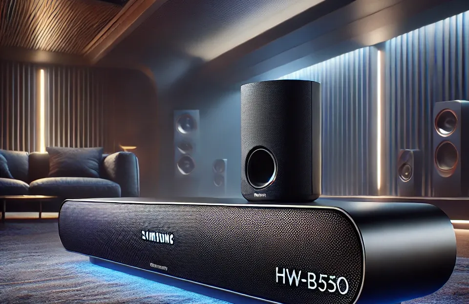 Soundbar Samsung HW-B550: Potência, Conectividade e Imersão de Áudio