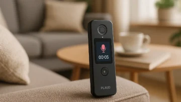 Gravador de Voz PLAUD NotePin: IA, Controle e Produtividade