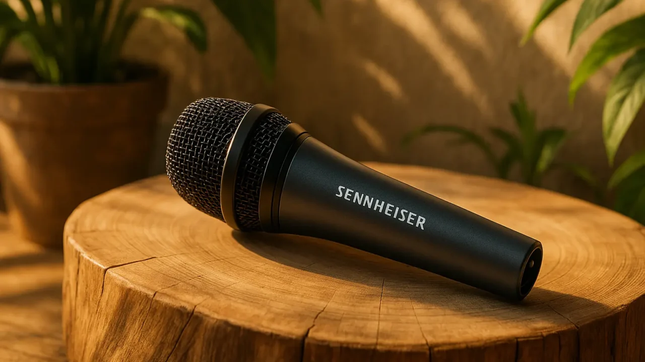 Microfone Dinâmico Super Cardioide Sennheiser E845: Potência e Clareza Vocal