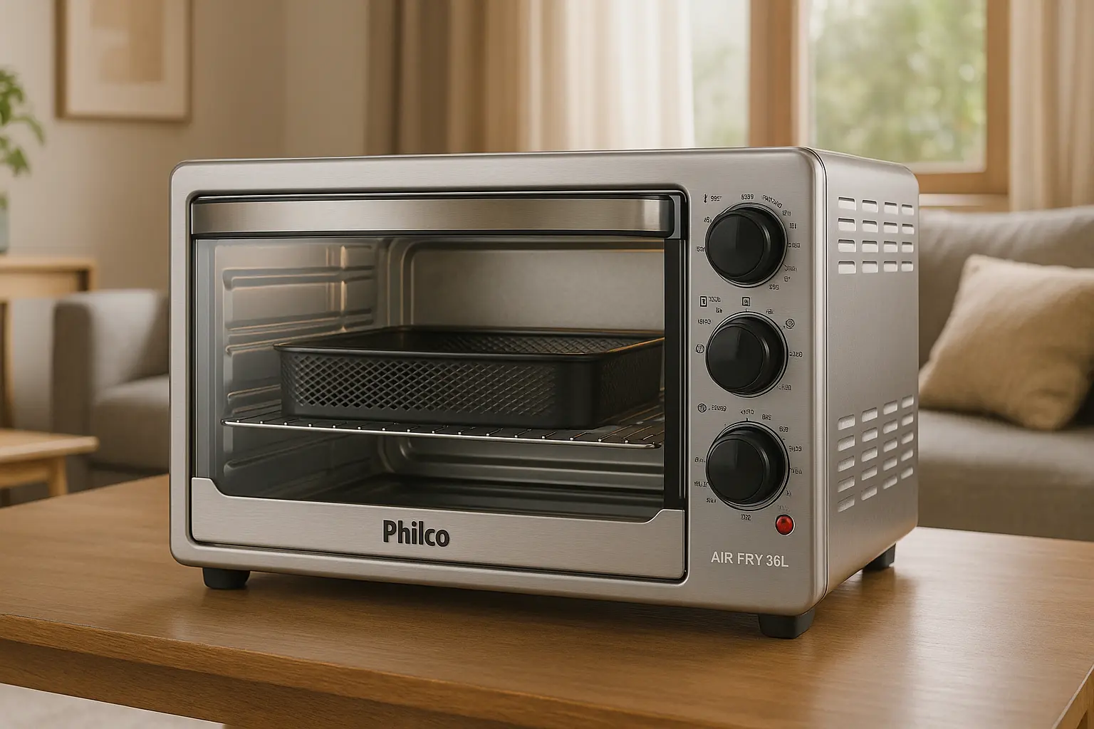 Forno Elétrico Philco PFE36S Air Fry 36L: Agilidade e Versatilidade