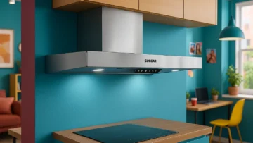 Suggar Depurador de Ar Slim Touch 80cm: Eficiência Silenciosa