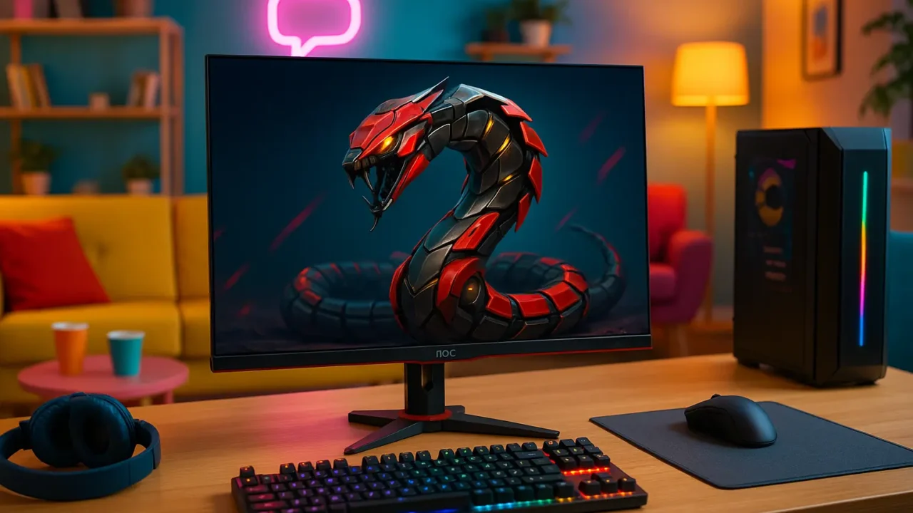 Monitor Gamer 24 AOC Viper 24G2SE: Fluidez e Desempenho de Alto Nível