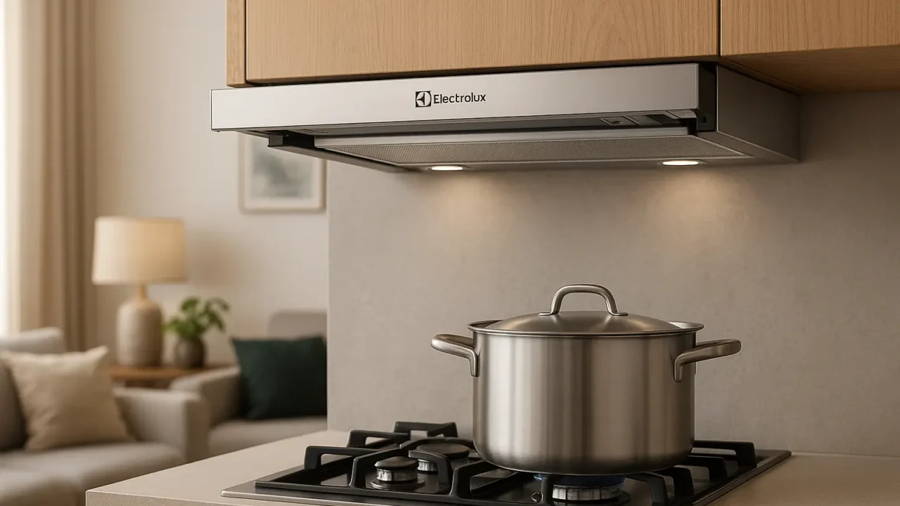 Depurador Electrolux 60cm Retrátil Efficient DE6RX: Ar Puro e Modernidade