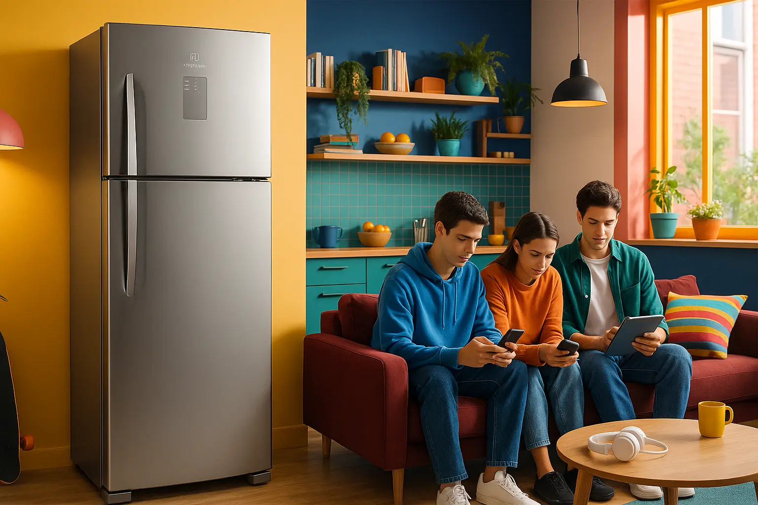 Geladeira Electrolux Frost Free 431L Efficient AutoSense Duplex