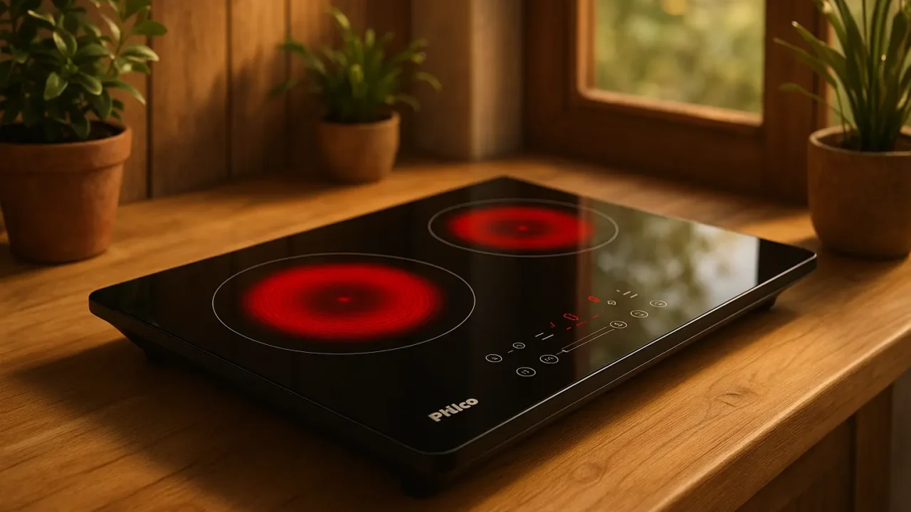 Cooktop Elétrico Philco PCT55VC: Potência e Tecnologia Prática