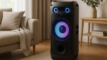 LG XBOOM XL7S: Potência, Bateria e Show de Luzes