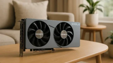 Placa de Vídeo Gigabyte RTX 4060 Eagle OC: Eficiência e Silêncio