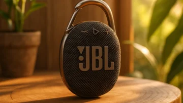 JBL Clip 5: Portabilidade, Som Potente e Resistência
