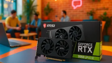 MSI GeForce RTX 3050 LP 6G OC: Potência Compacta e Eficiente