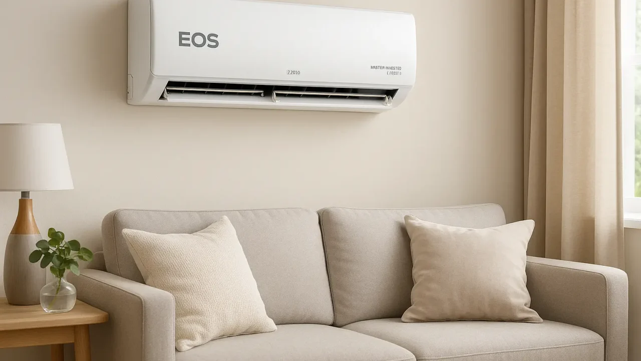 Ar-Condicionado EOS Master Inverter 12000 BTUs: Resfriamento Eficiente e Silencioso