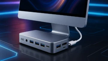 Hub USB C para iMac 24" com SSD e 7 Portas de Alta Velocidade