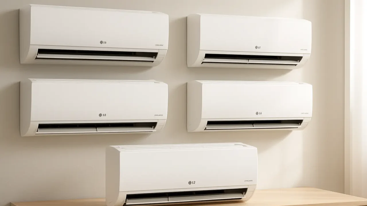 Cinco Principais Modelos de split inverter 9000 LG