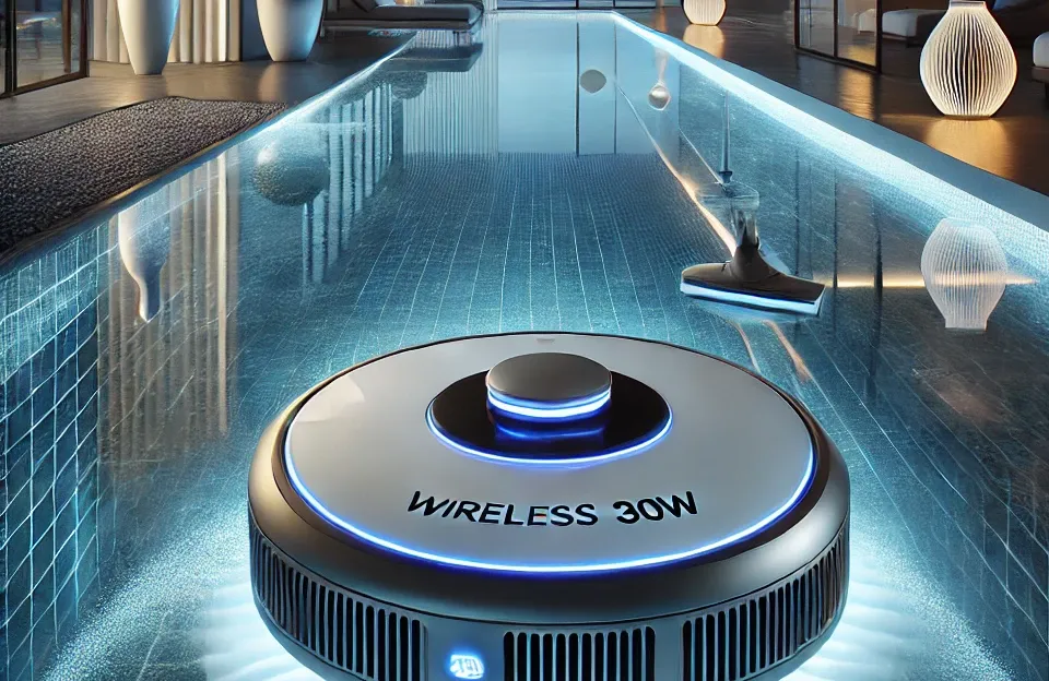 Aspirador Robô Sem Fio 30W para Piscinas: Potência e Praticidade