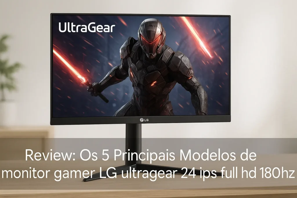 Os 5 Principais Modelos de monitor gamer LG ultragear 24 ips full hd 180hz