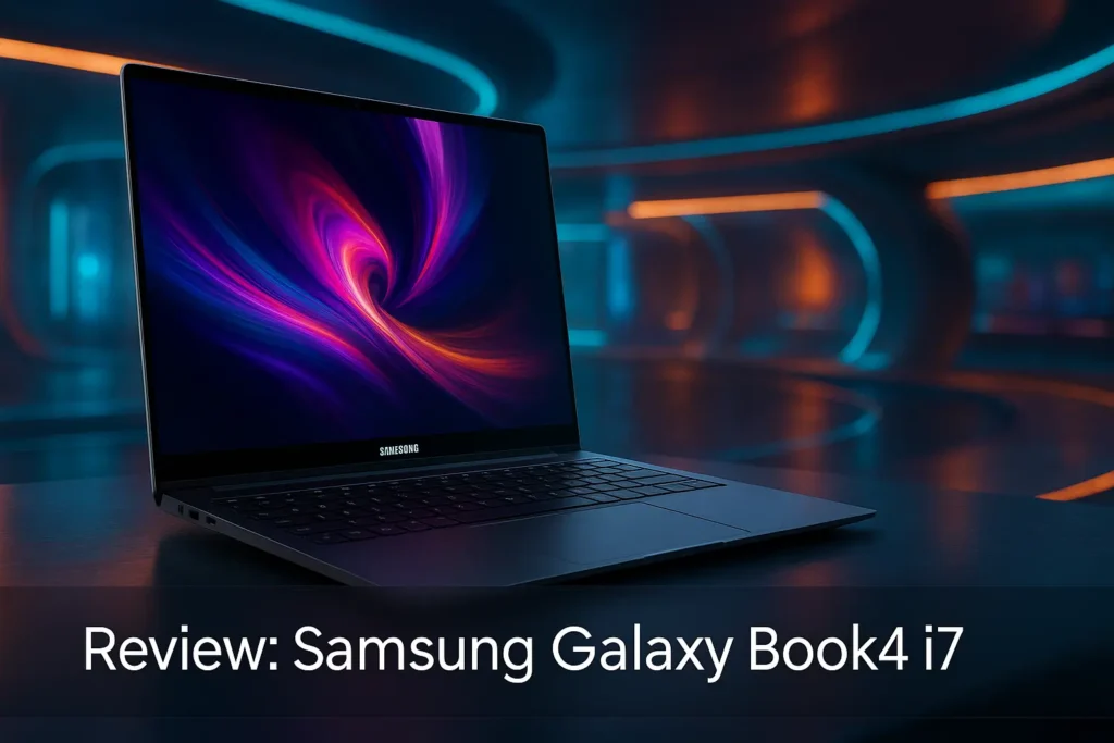 Samsung Galaxy Book4 i7: Potência, Mobilidade e Elegância