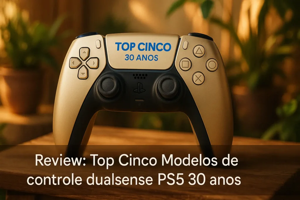 Top Cinco Modelos de controle dualsense PS5 30 anos