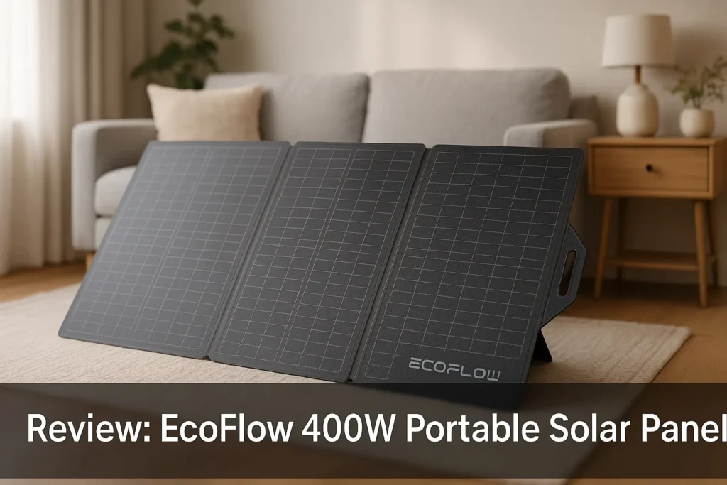 EcoFlow 400W: Painel Solar Portátil, Dobrável e Potente