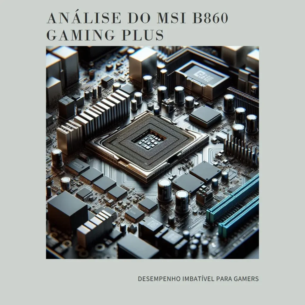 MSI Placa-mãe B860 Gaming Plus WiFi: Desempenho Imbatível para Gamers e Profissionais