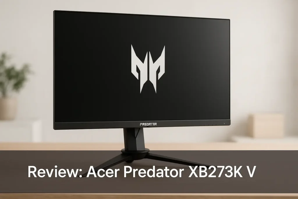Acer Predator XB273K V3bmiiprx: UHD, 160Hz e Resposta Ultra-Rápida