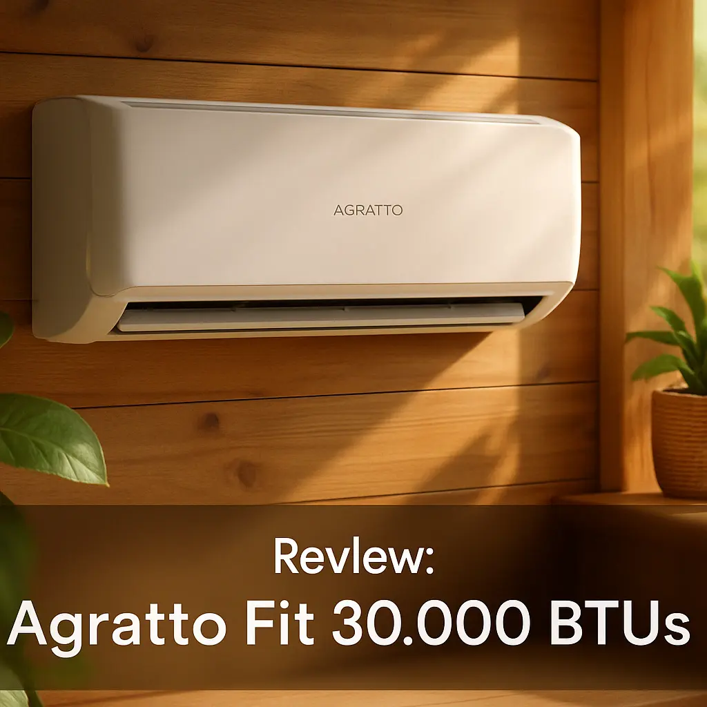 Agratto Fit 30.000 BTUs: Potência e Silêncio para Ambientes Amplos